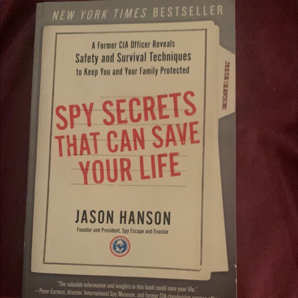 Spy Secrets That Can Save Your Life Book by Jason Hanson